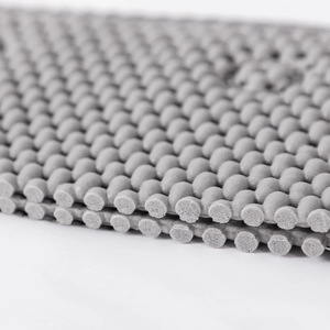 36 in. x 17 in. Non-Skid Double Foam Bath Mat with 58 Suction Cups