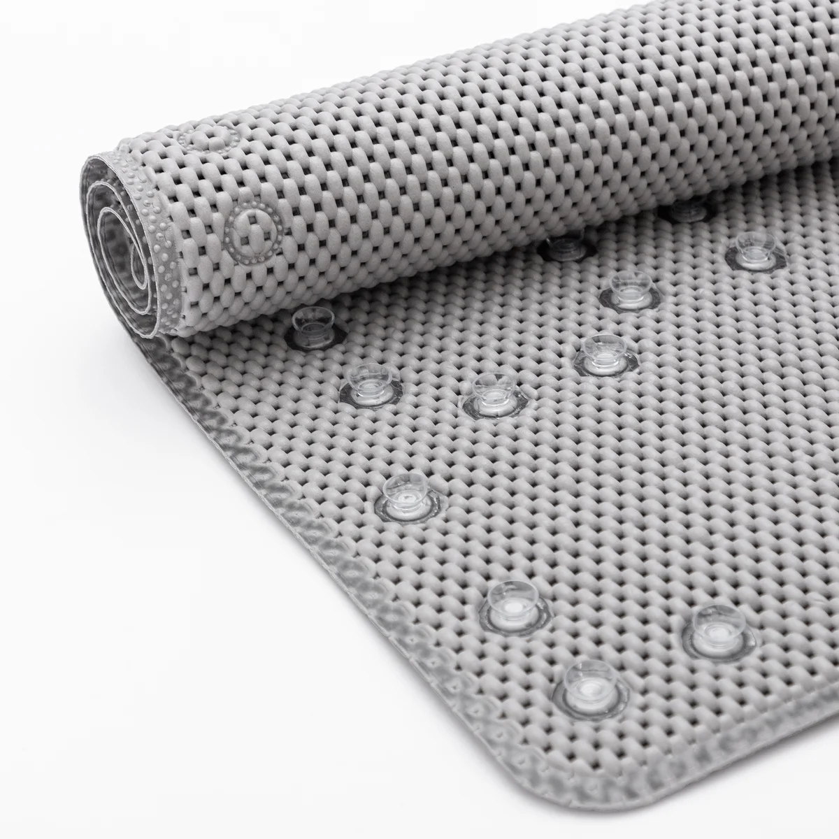 36 in. x 17 in. Non-Skid Double Foam Bath Mat with 58 Suction Cups