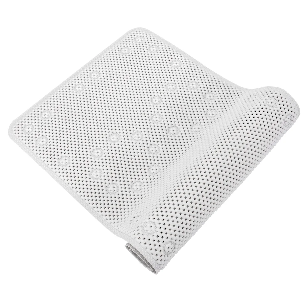 36 in. x 17 in. Non-Skid Double Foam Bath Mat with 58 Suction Cups