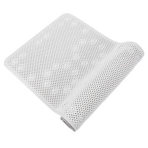 36 in. x 17 in. Non-Skid Double Foam Bath Mat with 58 Suction Cups