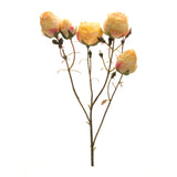 Blush yellow rose bud spray (set of 6)