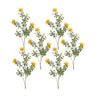 Yellow-flocked-protea-spray-(set-of-6)-Artificial-Flowering-Plants