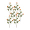 Orange-flocked-protea-spray-(set-of-6)-Artificial-Flowering-Plants