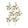Orange flocked protea spray (set of 6)