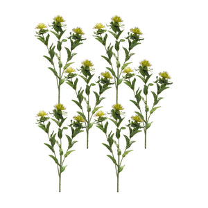 Green-Thistle-Floral-Spray-(Set-of-6)-Artificial-Flowering-Plants