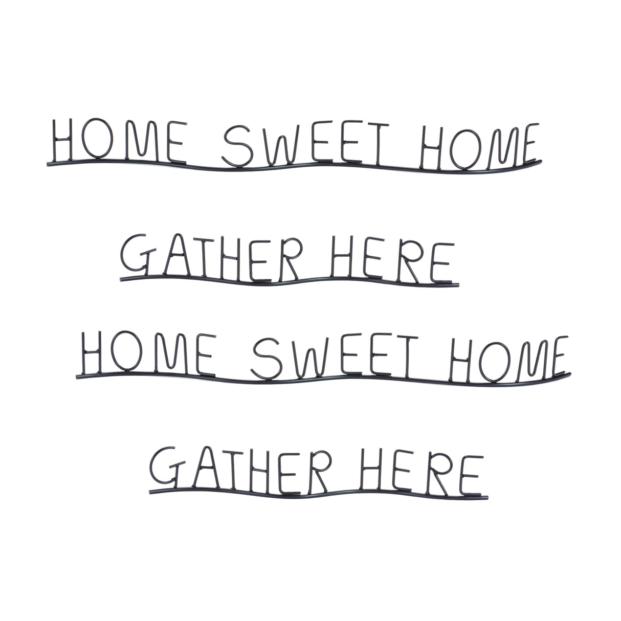 Gather and home sentiment decor (set of 4)