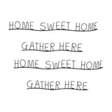 Gather and home sentiment decor (set of 4)