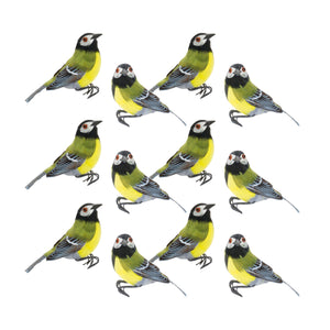 Foam Bird Decoration (Set of 12)
