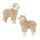 Standing-Plush-Sheep-Decor-with-Curly-Hair-(Set-of-2)-Decorative-Objects