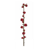 Red berry twig stem (set of 6)