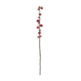 Red berry twig stem (set of 6)