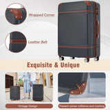 20 in hard side 2 piece lightweight suitcase set with spinner wheels