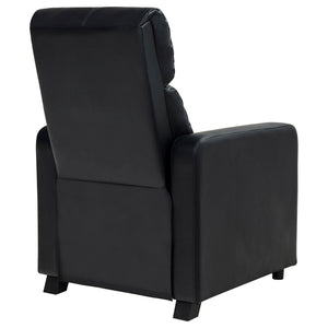 Push Back Recliner - Black