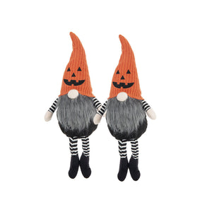 Set of 2 Fabric Sitting Gnomes