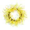 Spring Forsythia and Twig Wreath 21.75"D