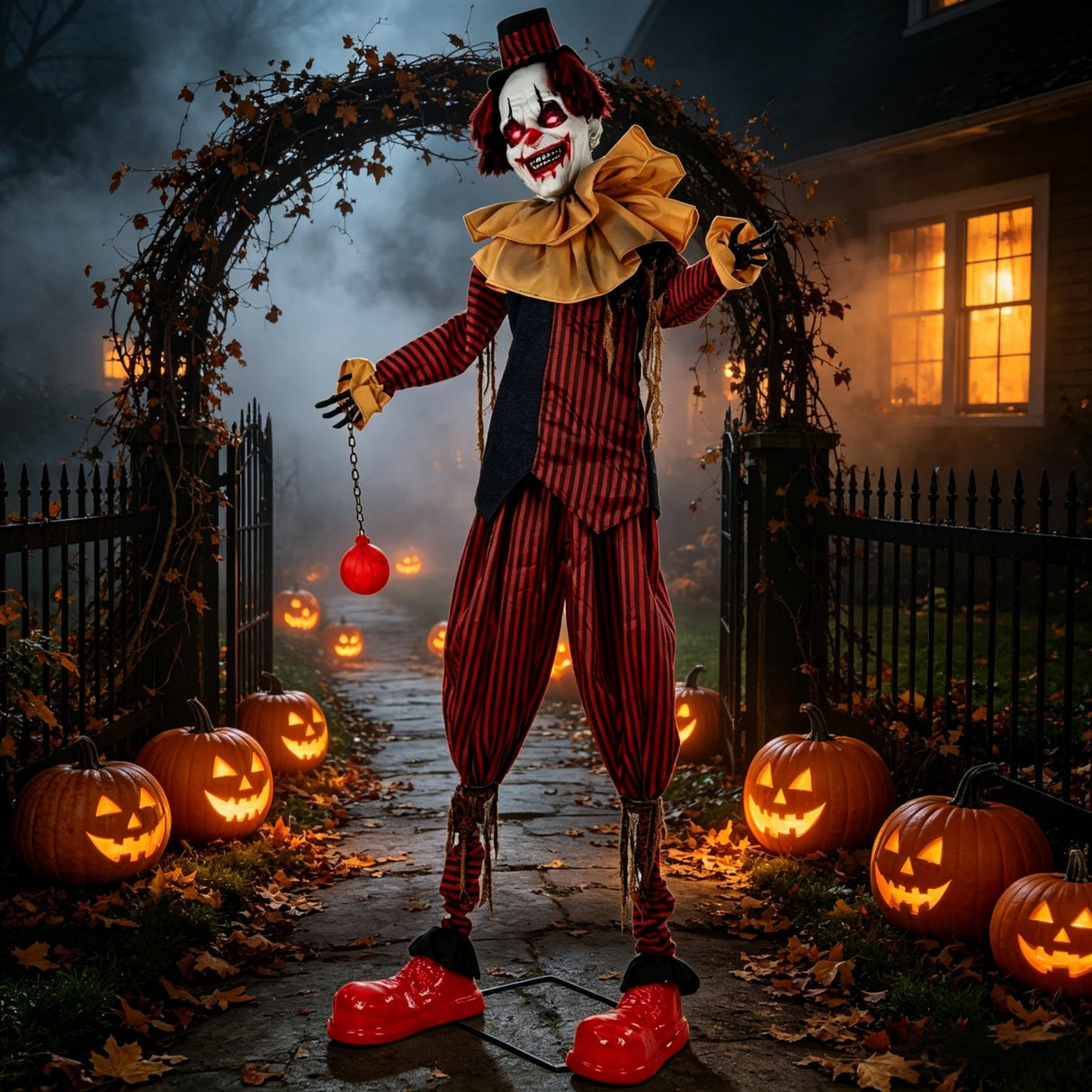 Creepy Circus Clown Decoration