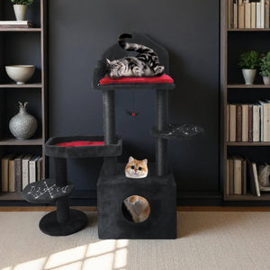 Black Gothic Cat Tree