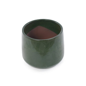 Handmade Solid Glazed Ceramic Planter Set of 4