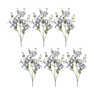 Morning-Glory-Bud-Flower-Spray-(Set-of-6)-Artificial-Non-Flowering-Plants