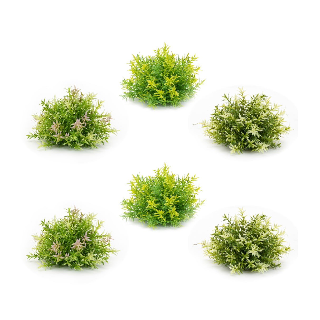 Mini leaf half orb (set of 6)