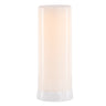 LED FIA Flame Designer Candle with White Hue 7.5"H