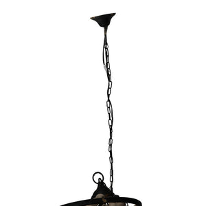Large Beaded 4-Light Chandelier