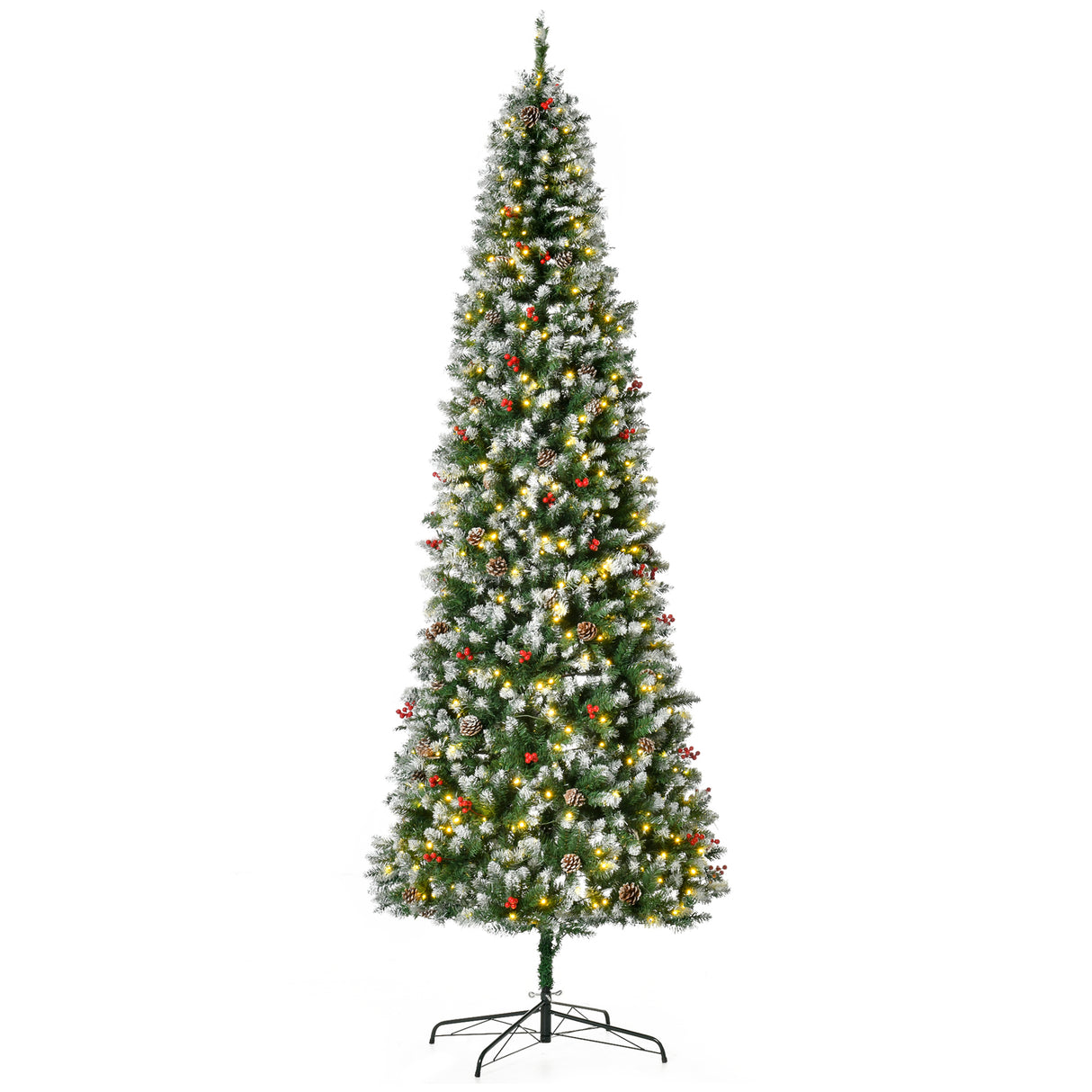9ft The 9-Foot Pre-Lit Hassle-Free Christmas Tree