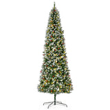 9ft The 9-Foot Pre-Lit Hassle-Free Christmas Tree