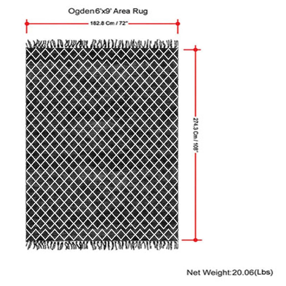 Ogden - 6' X 9' Area Rug - Ivory