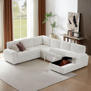 Oversized Modular Storage Sectional Sofa Couch