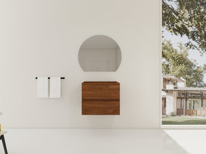 24" Wall-Mounted Bathroom Vanity
