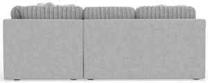 Logan - Upholstered Sectional With Comfort Coil Seating And Accent Pillows Included