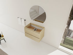 30" Wall-Mounted Bathroom Vanity Cabinet