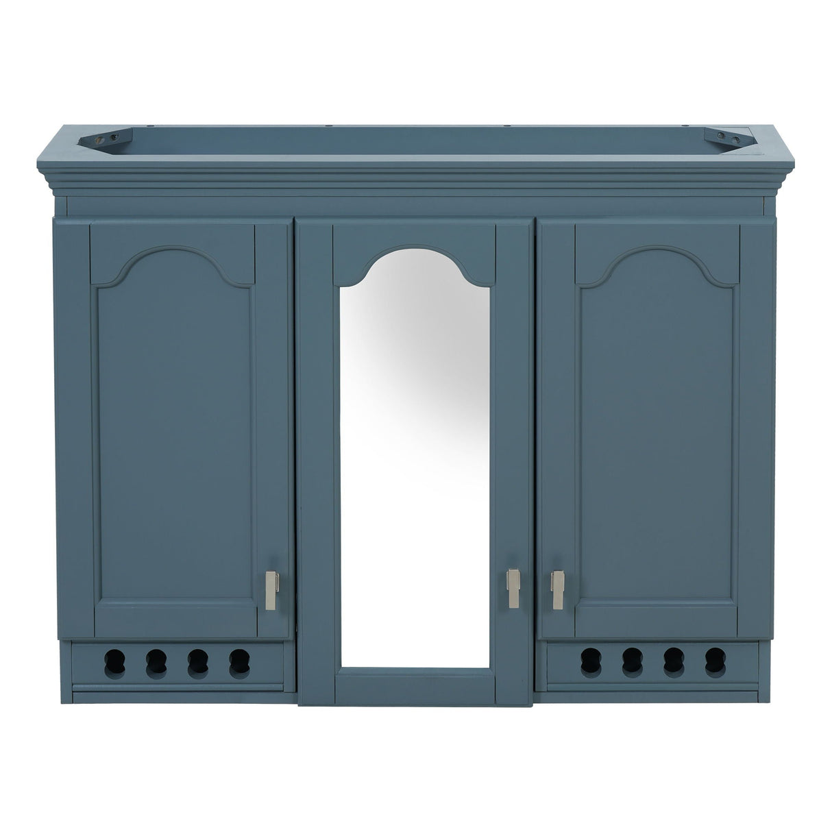 Wall Mount Mirror Cabinet With Adjustable Shelves, Soft Closing Hinges