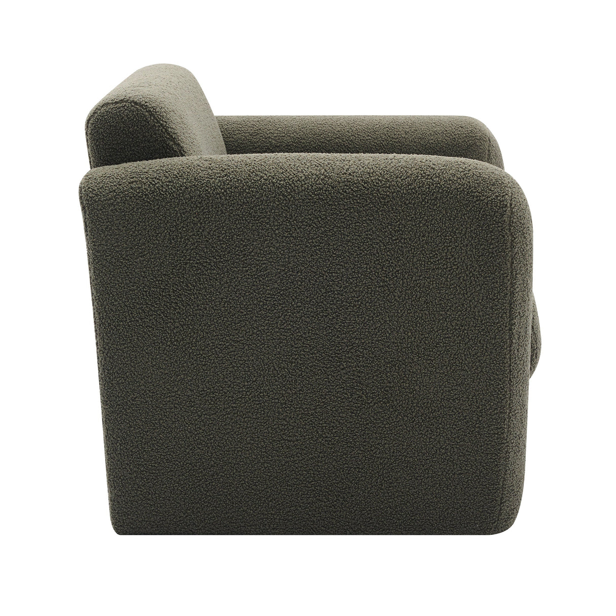 Marlowe Modern Sherpa Upholstered Comfy Reading Accent Chair