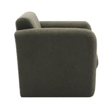 Marlowe Modern Sherpa Upholstered Comfy Reading Accent Chair