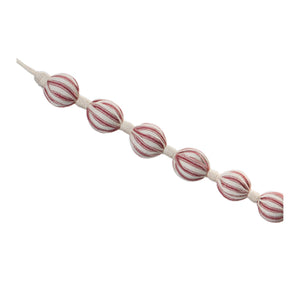 Fabric-Ball-String-Garland-(Set-of-2)-Wreaths-&-Garlands