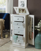 Talor white finish jewelry armoire
