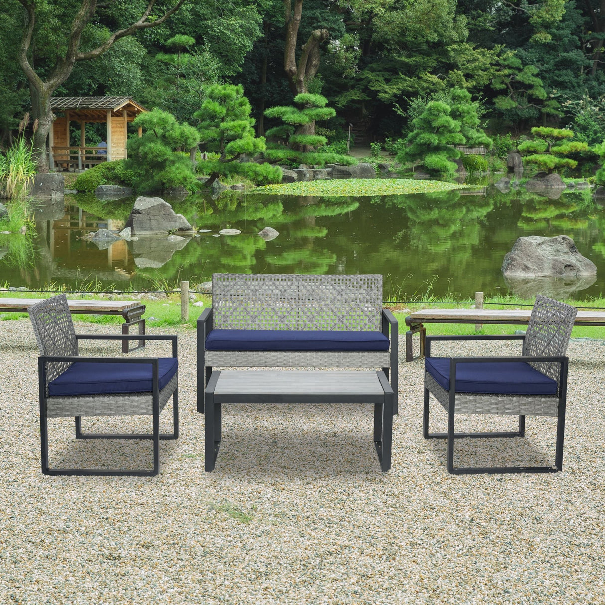 4-Piece Patio Furniture Set
