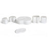 Elegant Natural Marble Bathroom Accessories Set