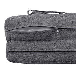 Outdoor Chaise Lounge Cushion Only, Water-Resistant Patio Lounge Chair Cushion With Removable Cover