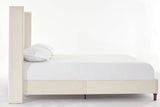 Luxury Wingback Upholstered Bed Frame