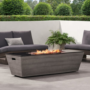 56" Rectangle MGO Fire Pit - 50,000 BTU