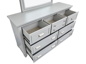 Charleston - Drawer Dresser With Landscape Mirror