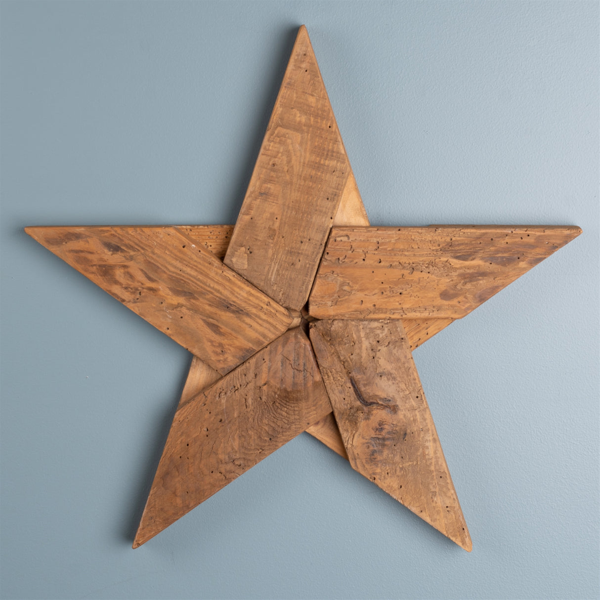Pine Wood Star Decor (Set of 2)