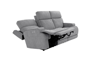 Ashbee - Power Sofa With Power Recline, Power Headrest, Zero Gravity And 3" Footrest Extension