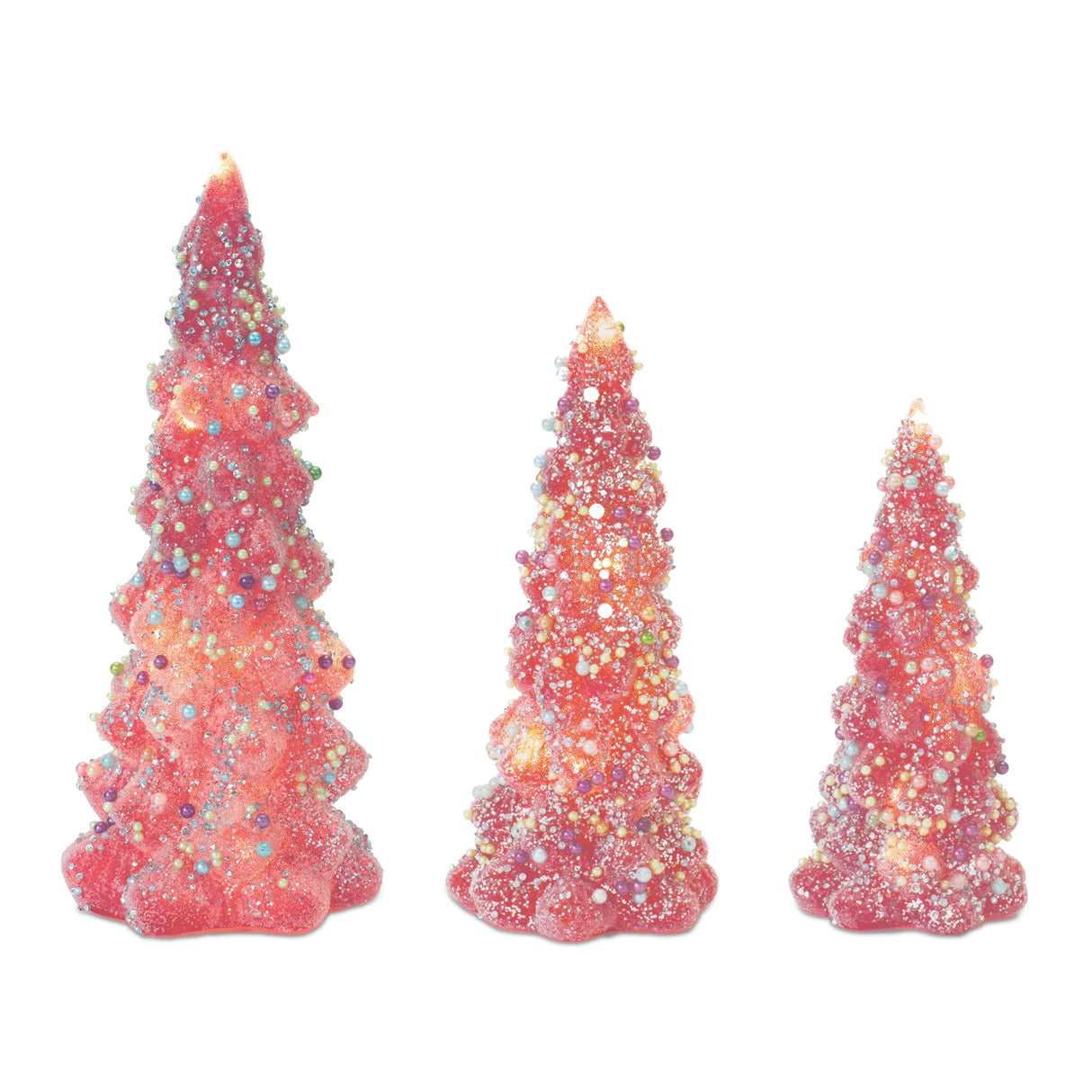 LED-Tree-with-Rainbow-Pearl-Ornaments-(Set-of-3)-Christmas-Ornaments