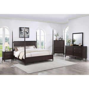 Niguel - 2 Drawer Nightstand With Felt Lined Top Drawer - Brown