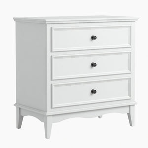 3 Drawer Dresser - White
