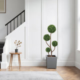 4FT Tall Artificial Boxwood Topiary Tree